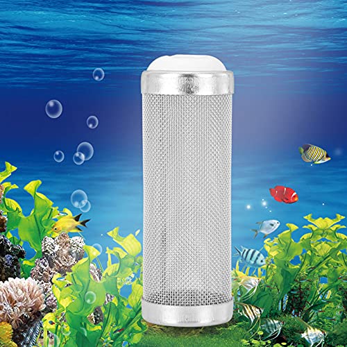 Stainless Steel Aquarium Filter Intake Mesh Guard for Shrimp and Fish T4429