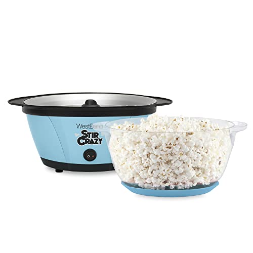 West Bend Stir Crazy Electric Hot Oil Popcorn Popper Machine with Lid X836
