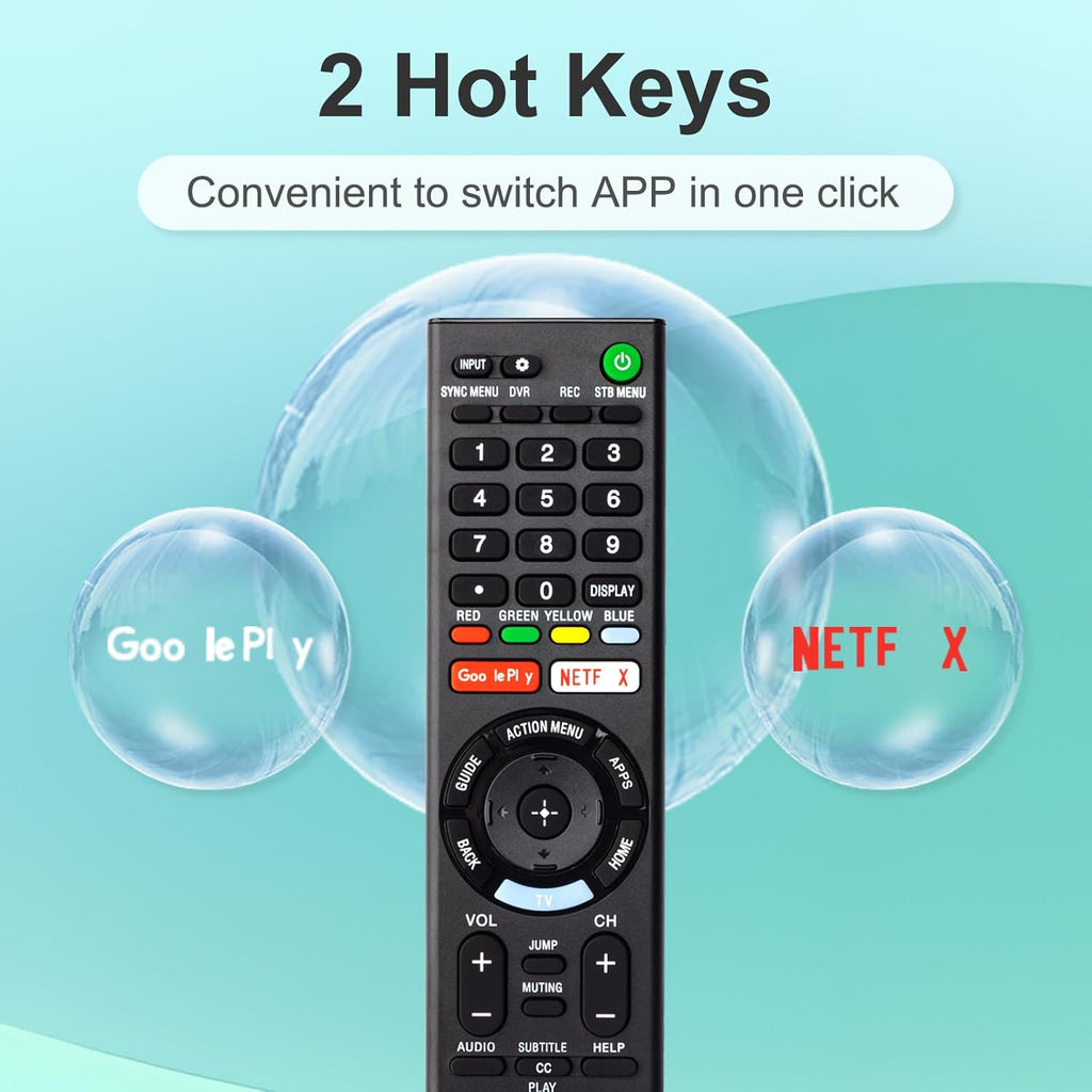 Universal Replacement Remote for Sony TV and Bravia TVs G87864