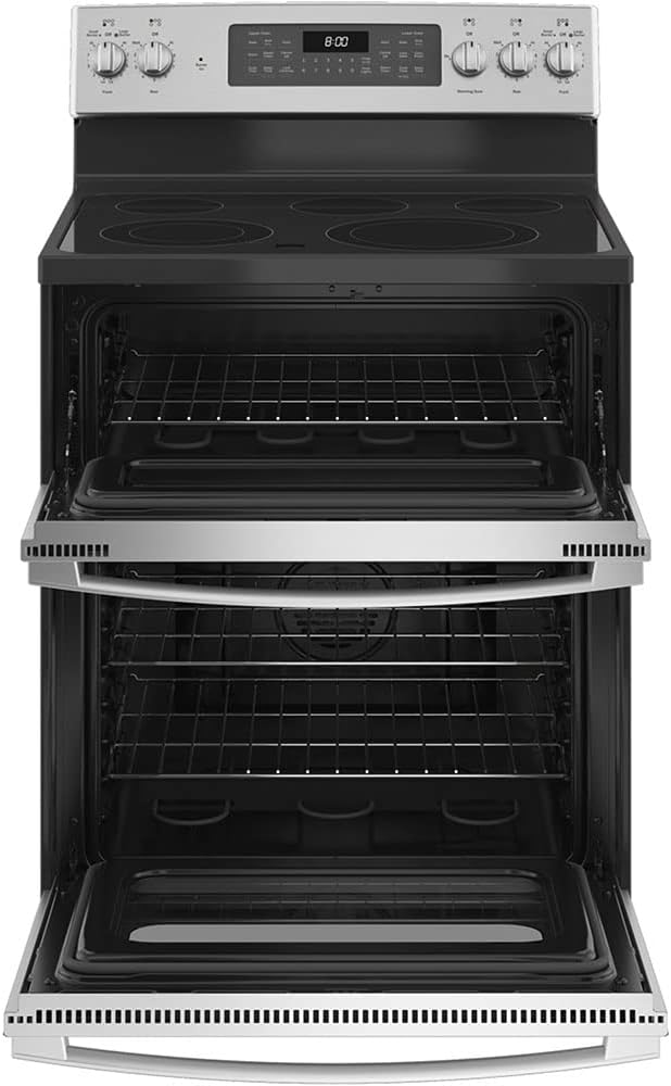 GE® 30" Free-Standing Electric Double Oven Convection Range L94848