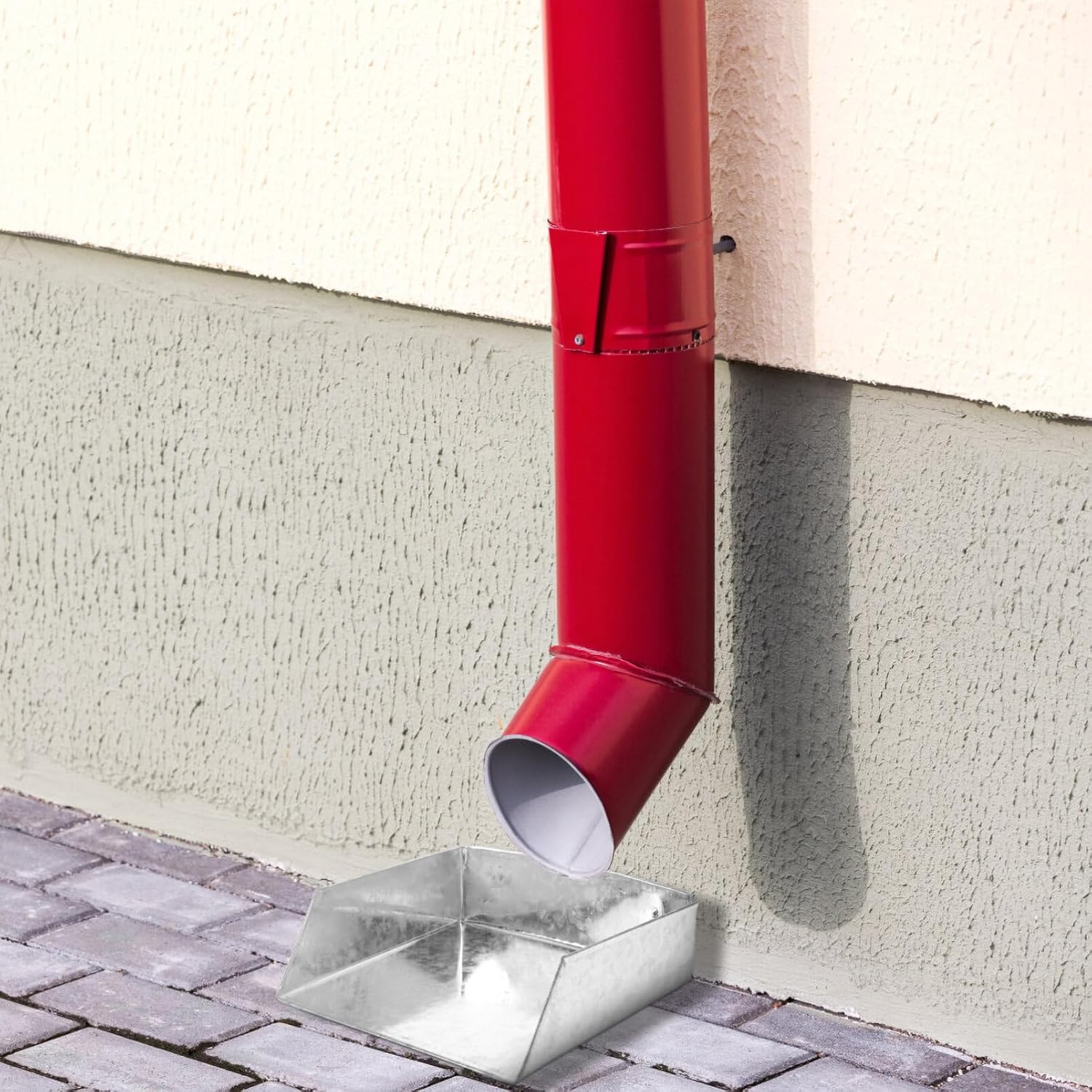 Metal Gutter Downspout Splash Block for Cement Floor Lawn R282850