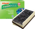 FRAM Fresh Breeze Cabin Air Filter Replacement for Car Passenger Compartment w/ Arm and Hammer Baking Soda, Easy Install, CF8327A for Select Chevrolet and Pontiac Vehicles , white