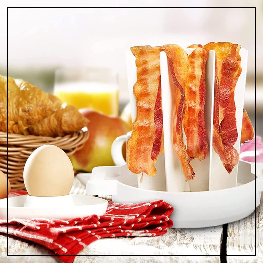 Microwave Bacon Cooker with Lid, Splash-Proof Tray for Oven G34200
