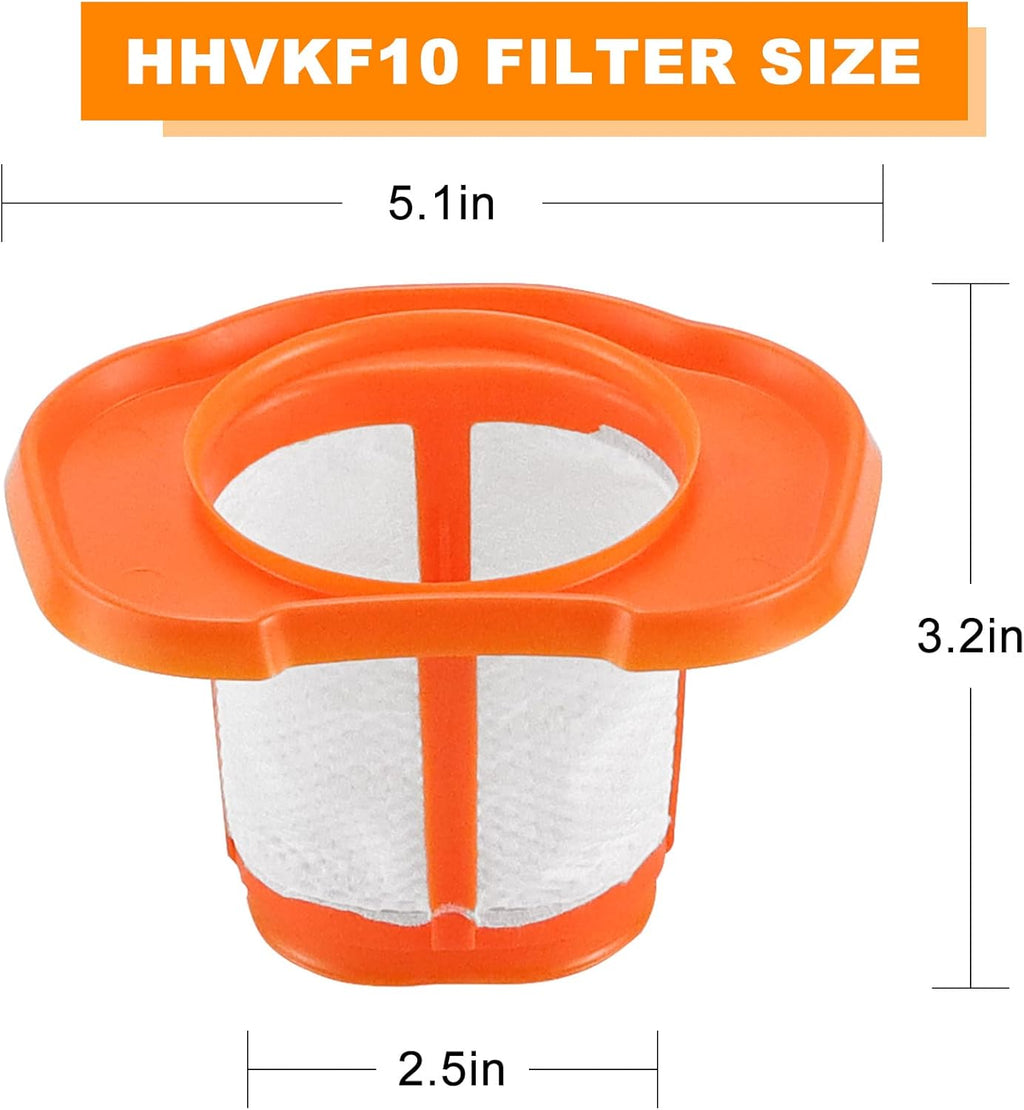 HHVKF10 Filter Replacement for Black and Decker Hand Vacuum, Washable J9337