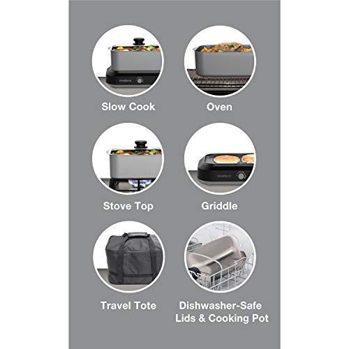 West Bend Slow Cooker Large Capacity Non-stick with Travel Lid and Carrying Case I381