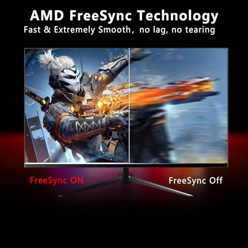 FYHXele Gaming Monitor 1ms Eye Care DisplayPort HDMI VESA Mount B312
