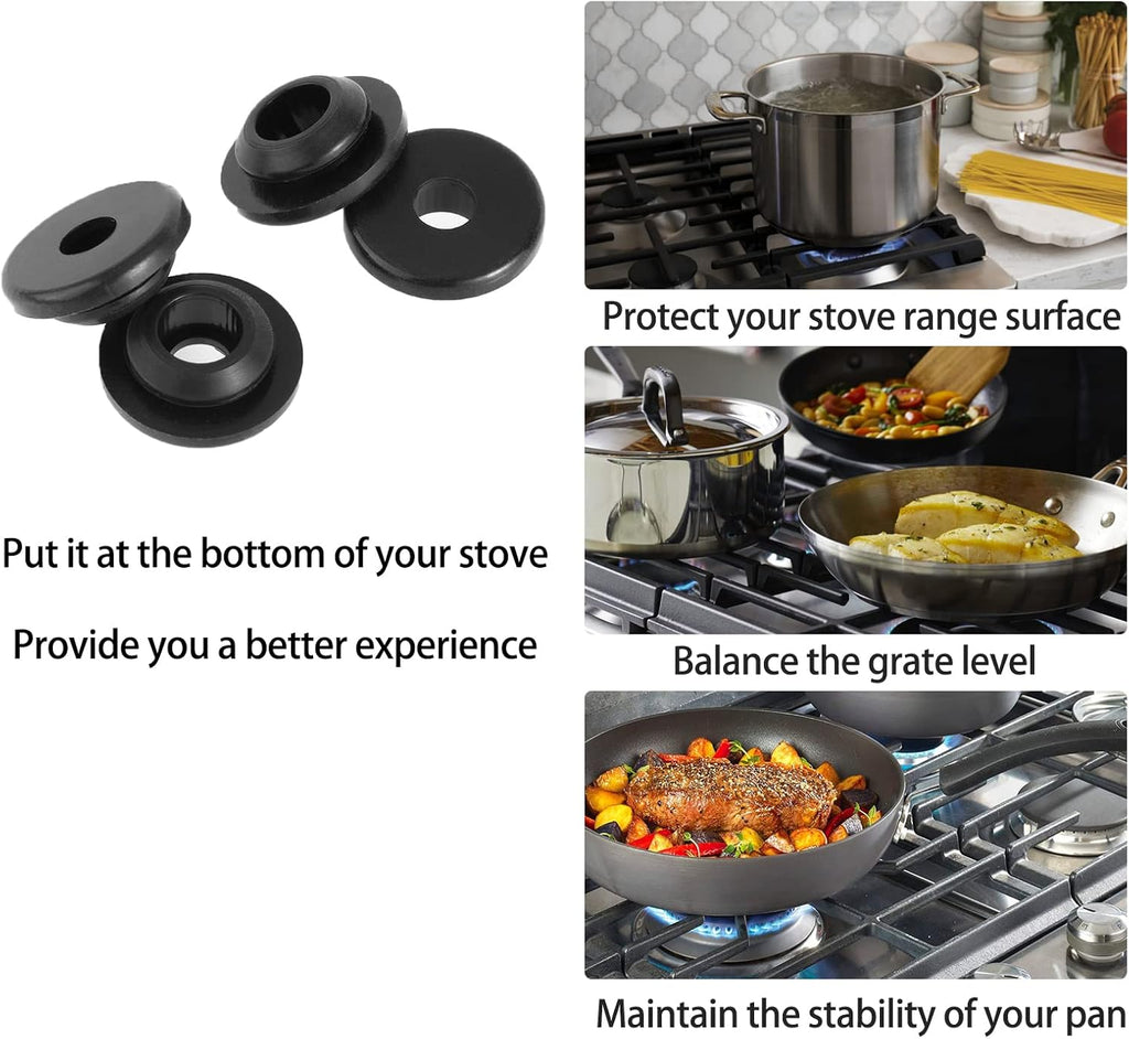Atwood Wedgewood Stove Grate Grommets Rubber Feet Replacement 4 Pcs J706719