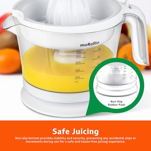 Electric Citrus Juicer with Adjustable Pulp Control, 32oz A3874