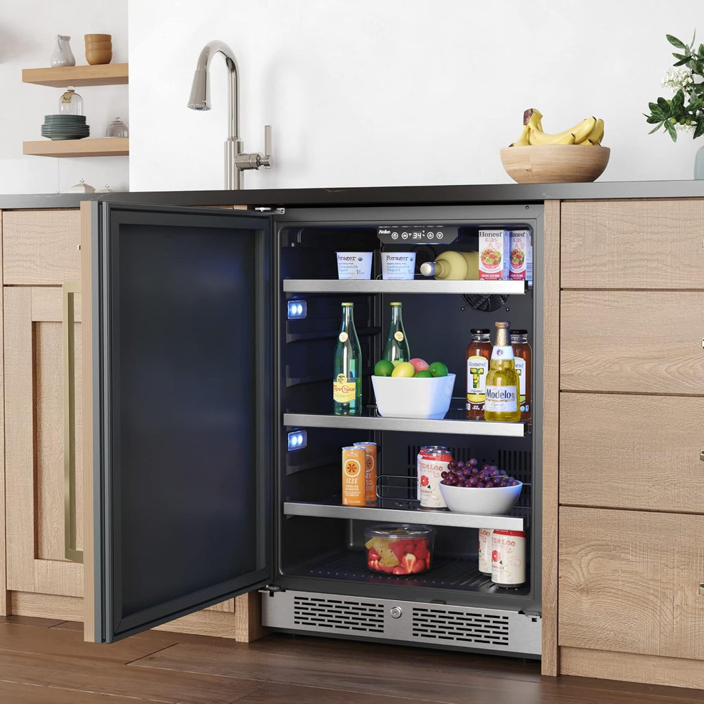 Avallon ABR242SGLH 24 Inch Beverage Center with LED Lighting B681