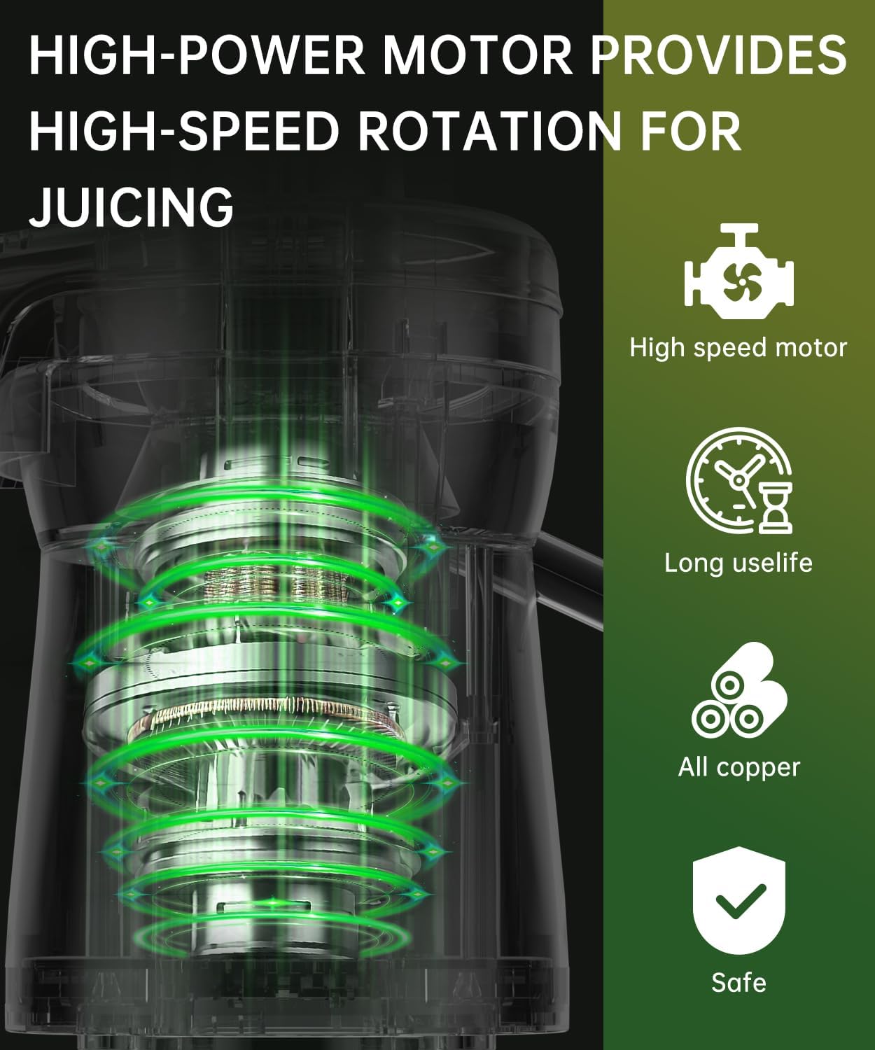 Juicer Machine 500W Stainless Steel with 3 Inch Wide Chute M486548