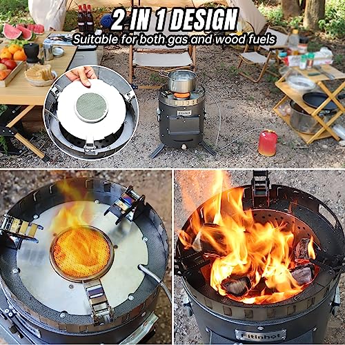 Fitinhot Rocket Stove Portable Camping Stove J5704