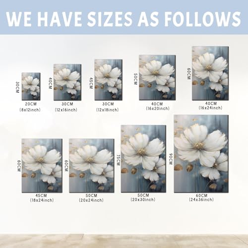 EHPAVLT Canvas Wall Art Print Vintage Butterfly Poster X6615
