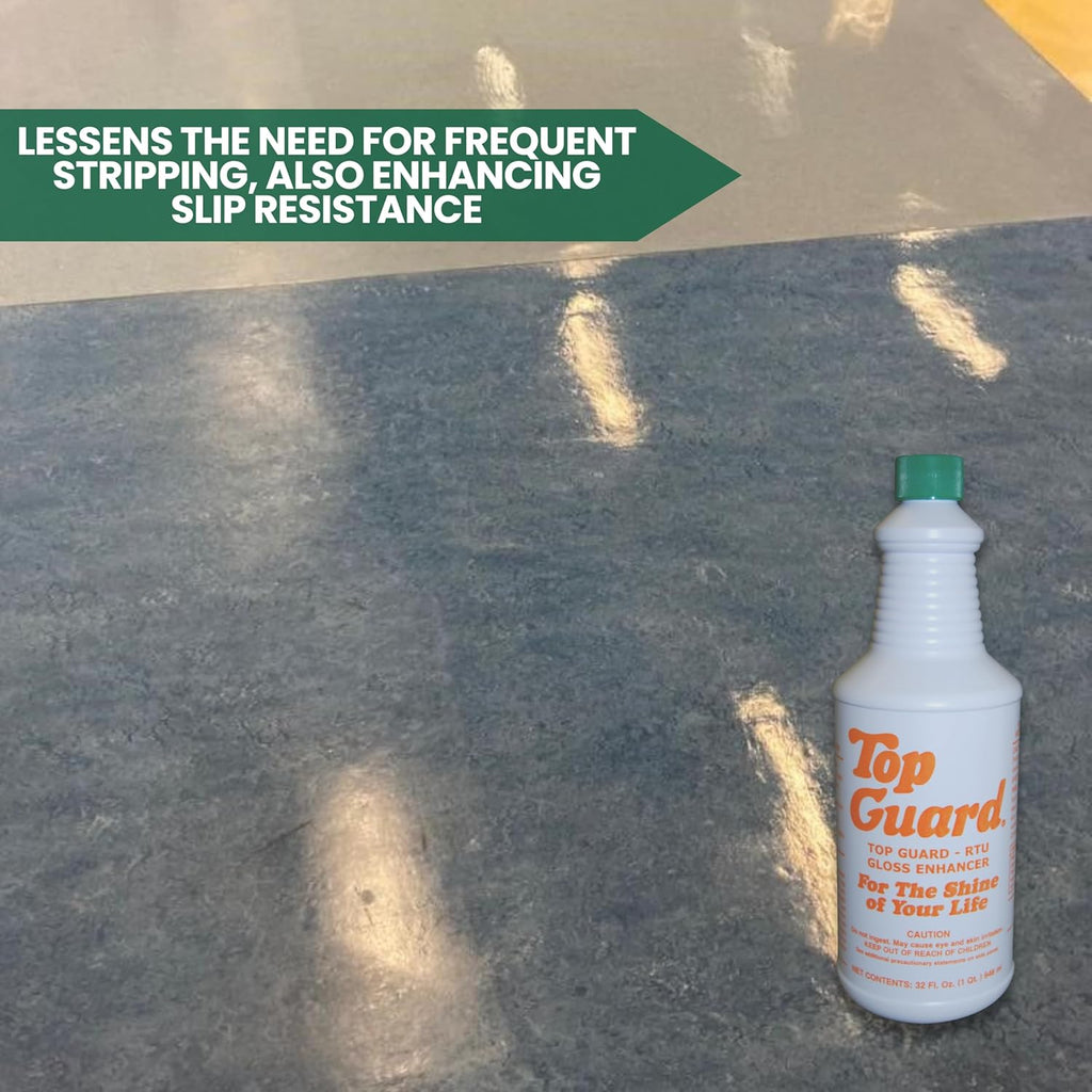 TOP GUARD Quick Shine Floor Finish for All Floors (12x1 Quart) P415