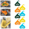 Kitchen Sink Drain Basket Swan Drain Rack,Faucet Hanging Filter Basket,Corner Sink Strainer,Kitchen Triangle Sink Filter,Multi-Functional Drain Basket