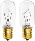 Belleone Light Bulb Fits for LG Microwave Oven - Compatible with LG Frigidaire Kenmore Whirlpool GE Over The Range Microwave, Dimmable 125V 30W E17 Base, Kitchen Night Light, Repalces 6912W1Z004B