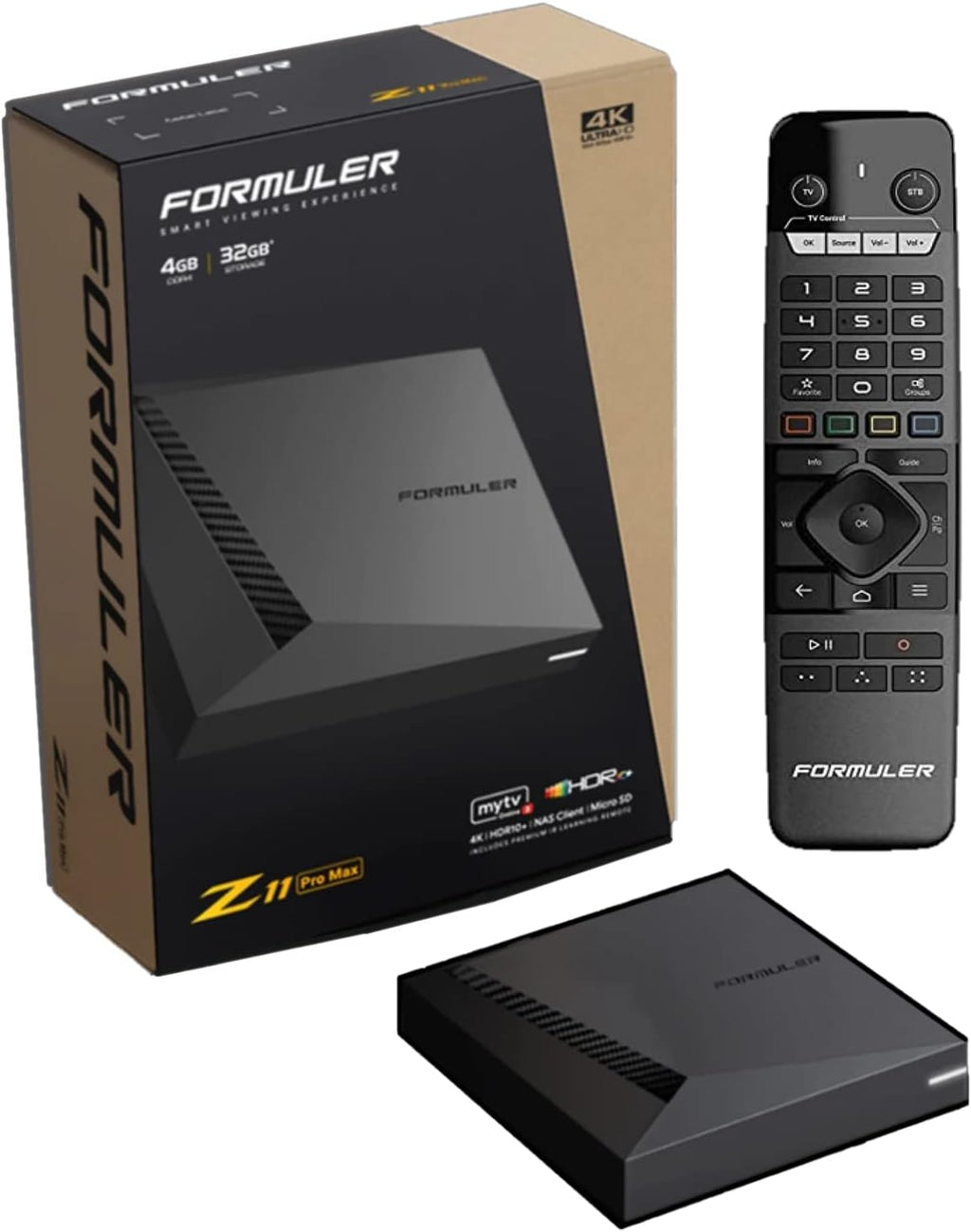Formuler Z11 Pro Max 4K Android 11 Dual Band 5G Gigabit LAN 4GB RAM 32GB with IR1 Remote I117945