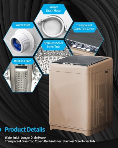 Muhub Portable Washer and Dryer Combo E147159
