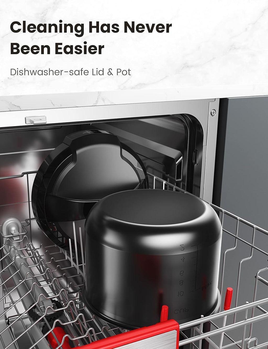 COMFEE’ 9-in-1 Electric Pressure Cooker 6 Quarts, Black B4598