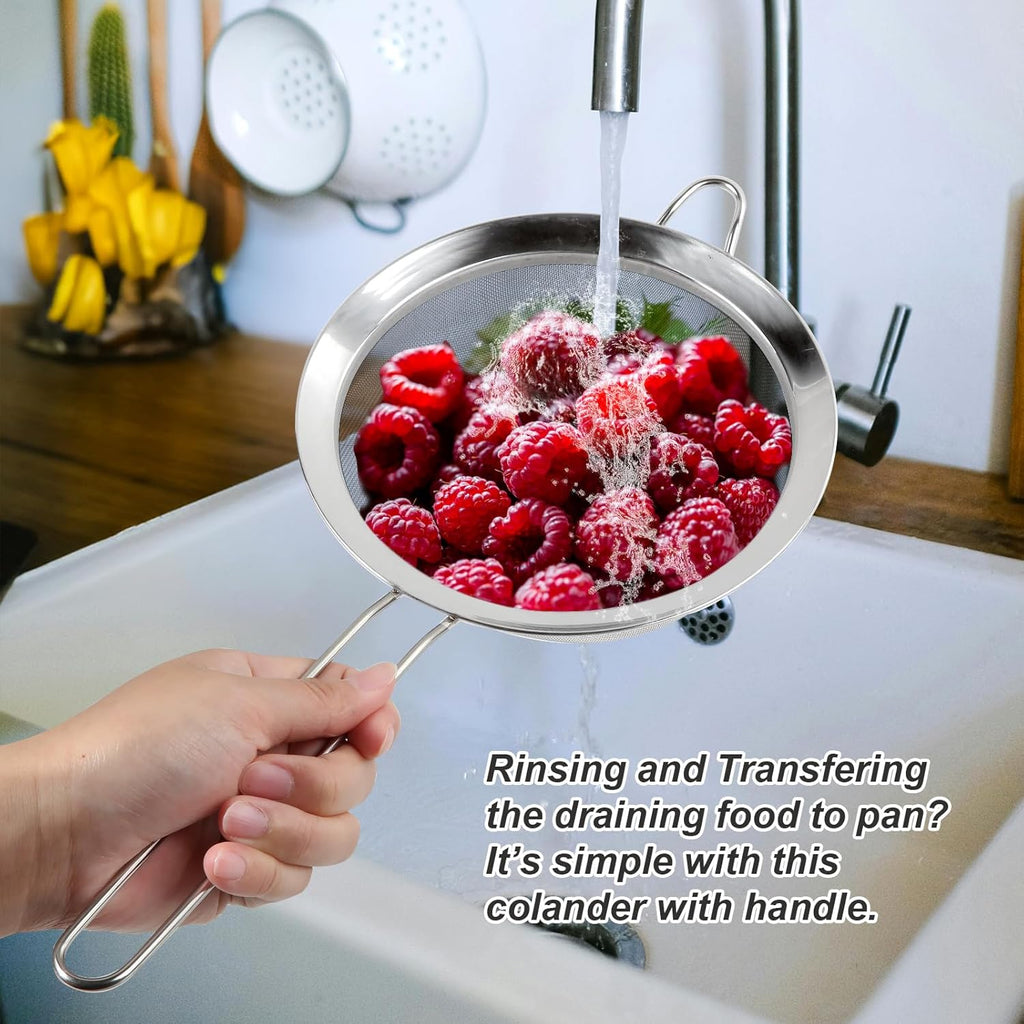 Stainless Steel Fine Mesh Food Strainer Colander P7705