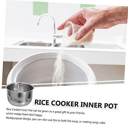 SWOOMEY Rice Cooker Liner Nonstick Stainless Steel Inner Pot F14976