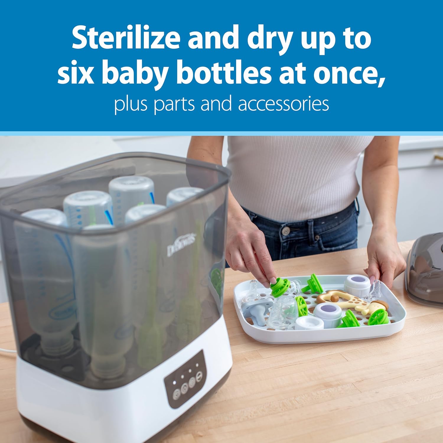 Dr. Brown's All-in-One Sterilizer and Dryer for Baby Bottles & Parts Y12428