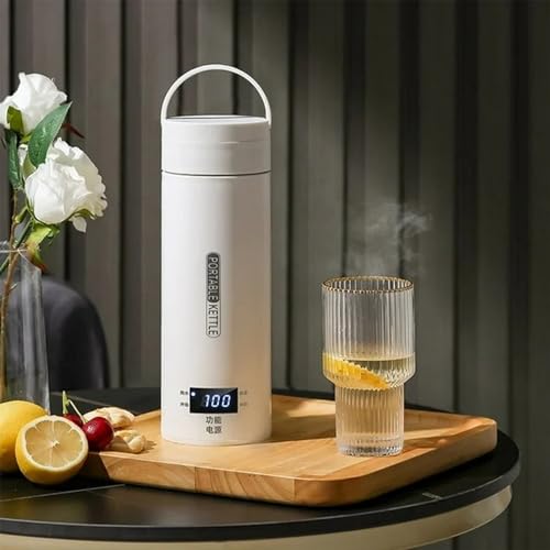 RUIVE Travel Electric Kettle 500ml Portable Hot Water Boiler with Cup Bag K47285