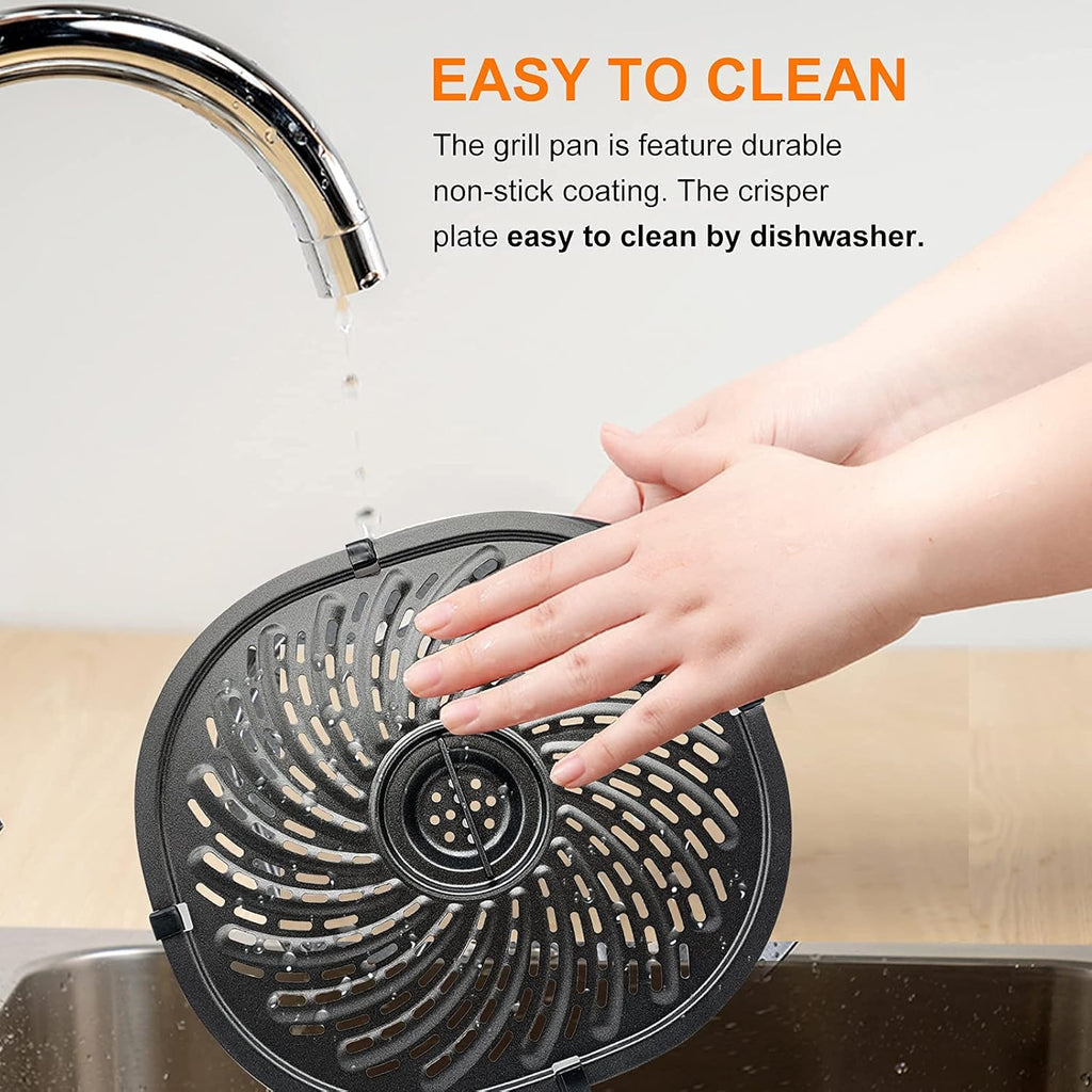 PowerXL Gowise 7QT Air Fryer Replacement Grill Pan Nonstick Crisper Tray P9926