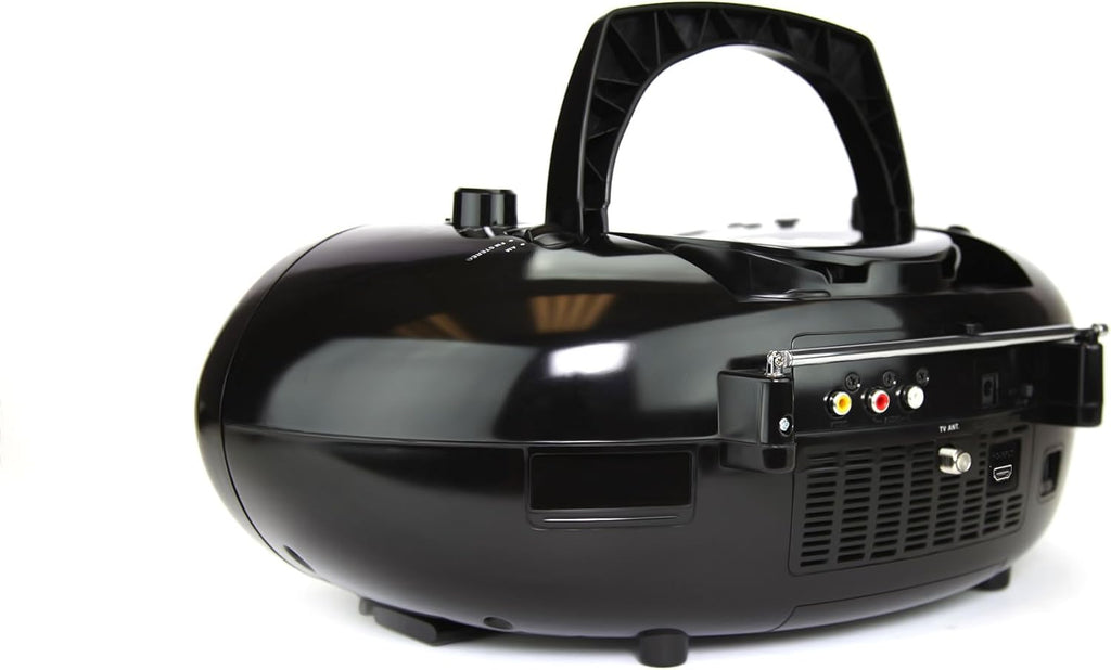 Emerson 7" Bluetooth DVD Boombox with AM/FM Radio & Digital TV, Black T518