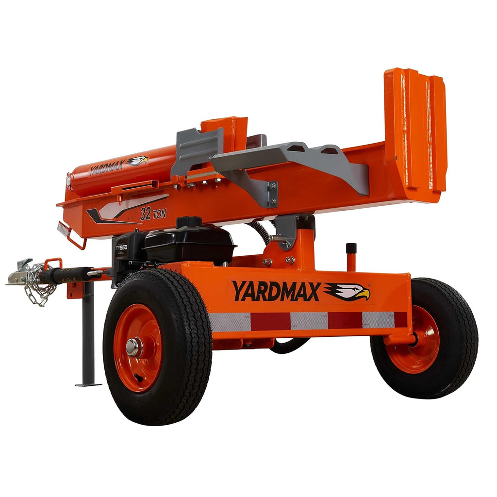 Yardmax Gas Log Splitter 32 Ton 2-Way Full Beam Briggs & Stratton Engine Z973