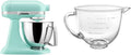 Kitchenaid Artisan Mini Plus 3.5-Qt. Tilt-Head Stand Mixer with Flex Edge Beater & Stand Mixer Glass Bowl, 3.5 Quart Tilt Head
