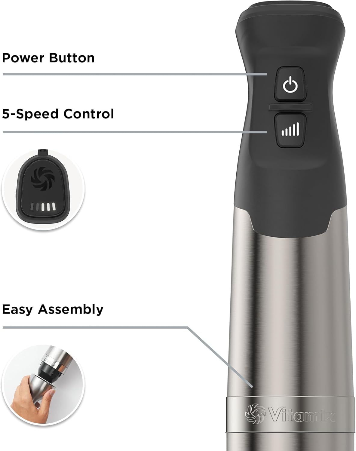 Vitamix Immersion Blender 3 Piece Set U701