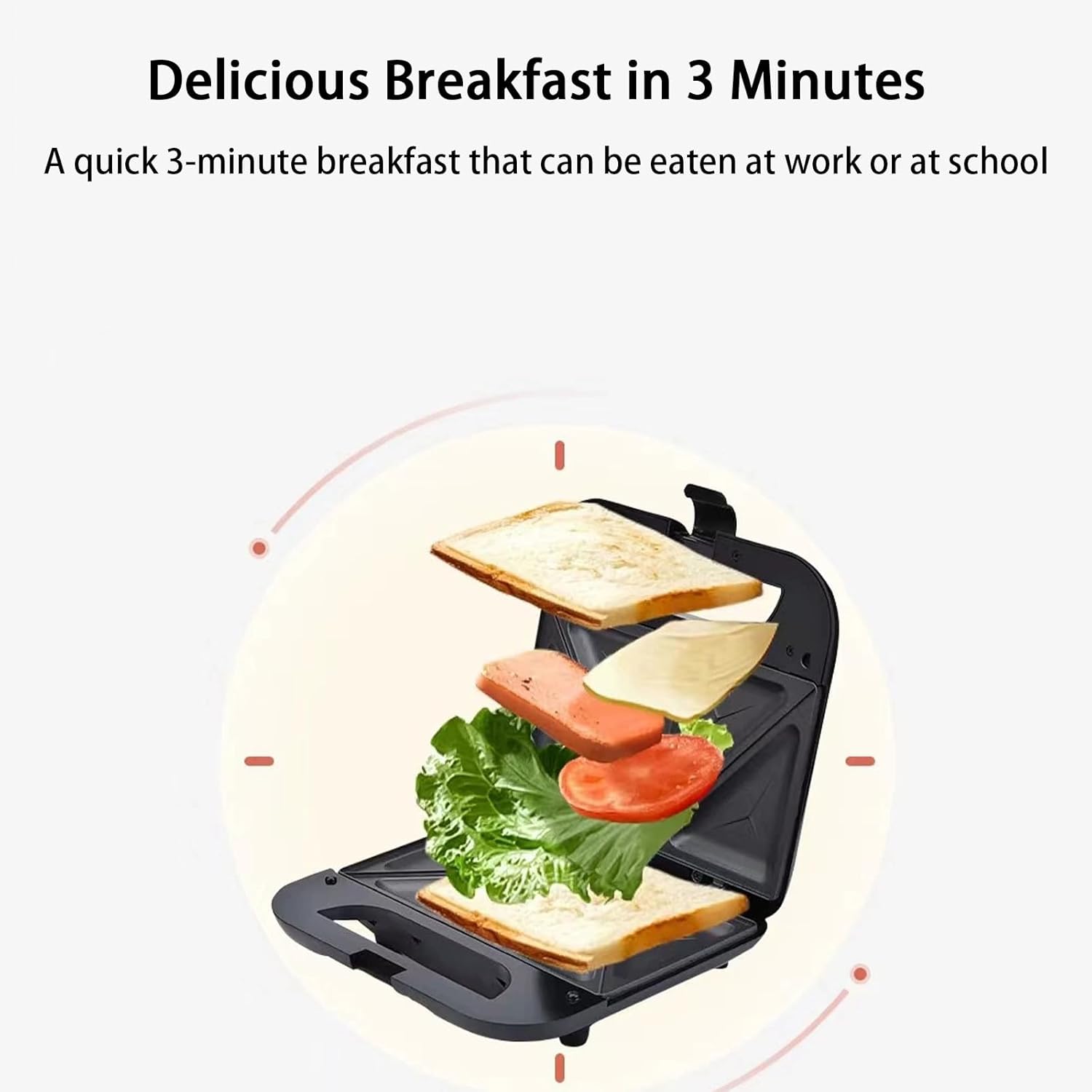 Waffle Maker with Removable Non-Stick Tray, 3-in-1 Belgian, 750W B11139