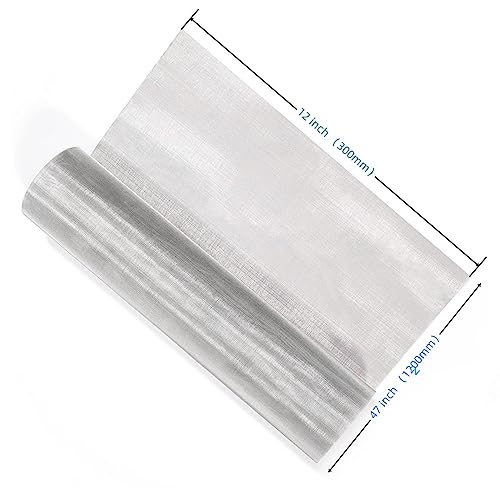 WWZMDiB 304 Stainless Steel Woven Wire Mesh 12x40 inches X3051
