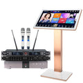 2021 New Chinese Karaoke Machine inandon-KV-V5 MAX Karaoke Player, with Reverb Wireless Microphone, 22-inch capacitive Touch Screen Free Cloud Download Function YouTube APP Online Play