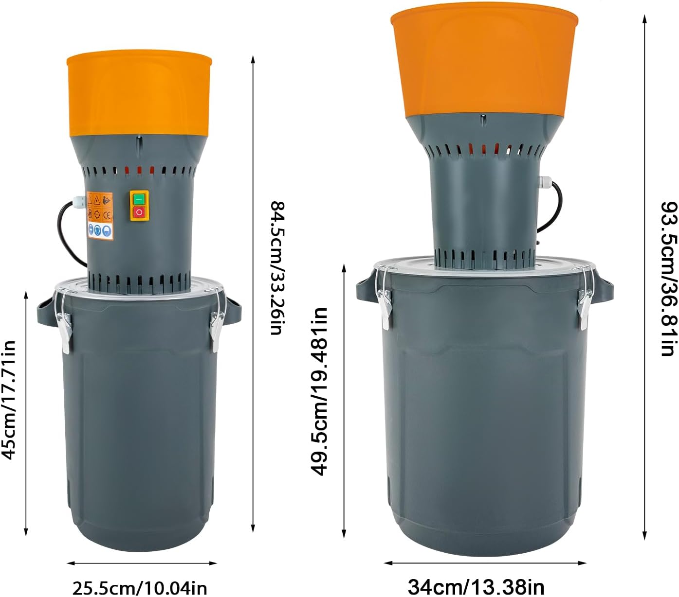 Electric Grain Mill Grinder for Corn Wheat Rice Sorghum Soybeans S63852