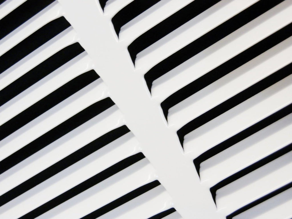 Steel Return Grilles HVAC Duct Cover 30"W x 10"H White W432721