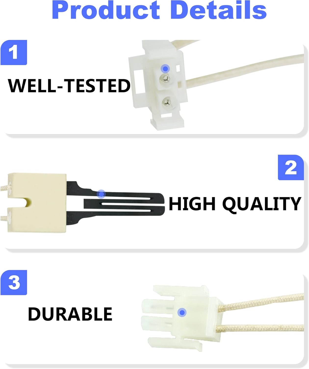 Furnace Hot Surface Ignitor Replacement for Goodman Rheem Ruud U9893