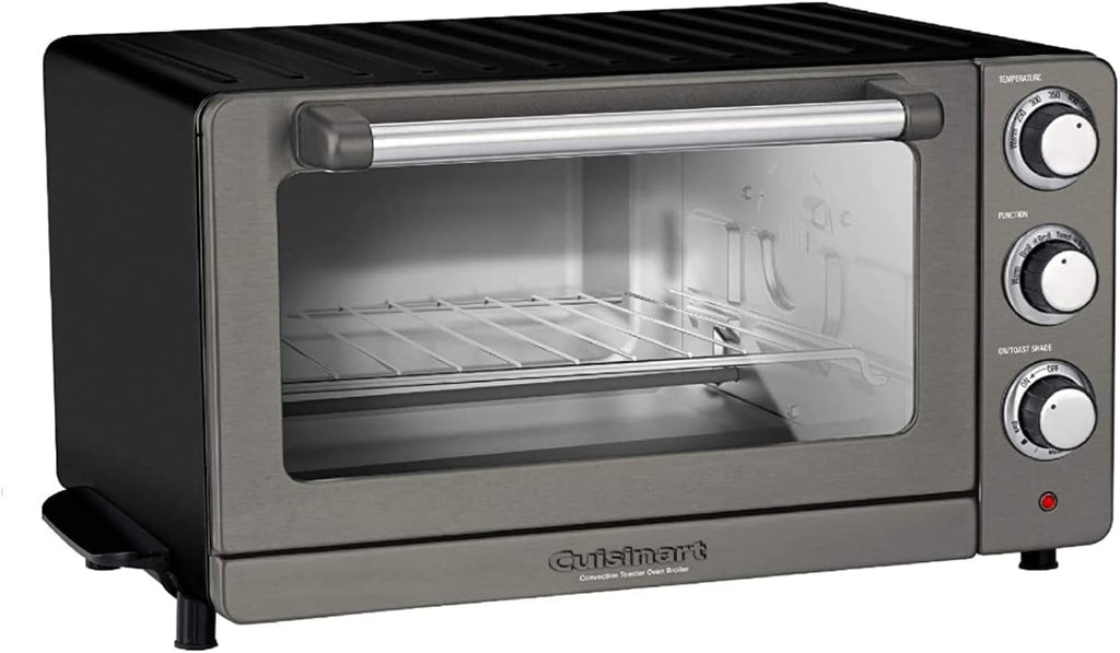 Cuisinart TOB-60N2BKS2 Convection AirFryer Toaster Oven Broiler, 8-in-1, Black Stainless S257