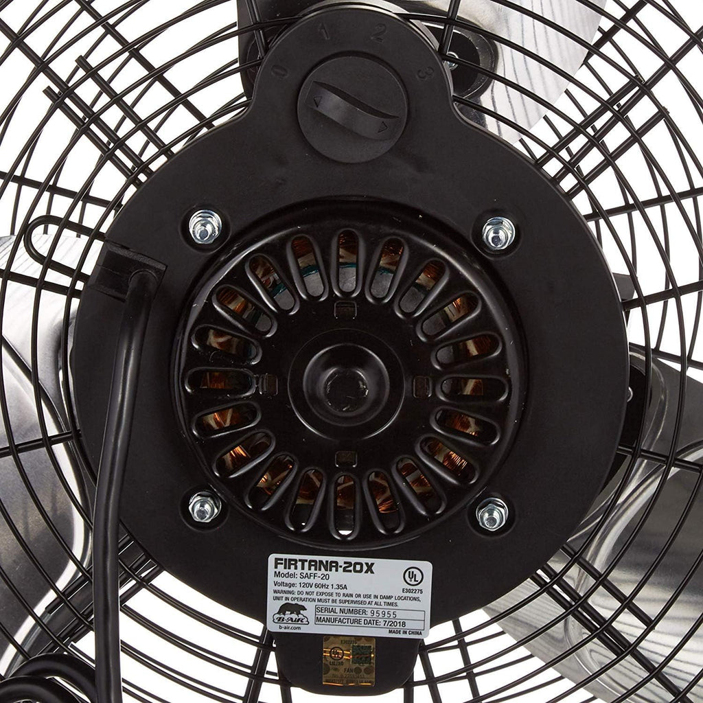 B-Air Firtana-20X 20 inch High Velocity Floor Fan M865039