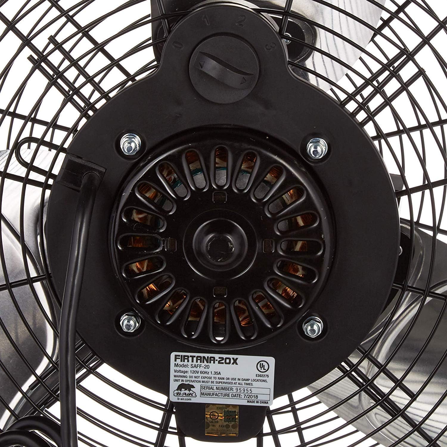 B-Air Firtana-20X 20 inch High Velocity Floor Fan M865039