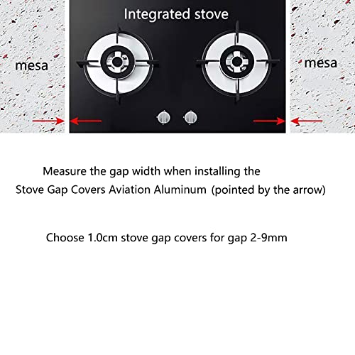 Stove Counter Gap Cover, Aluminum, Left and Right 2 PCS V4253