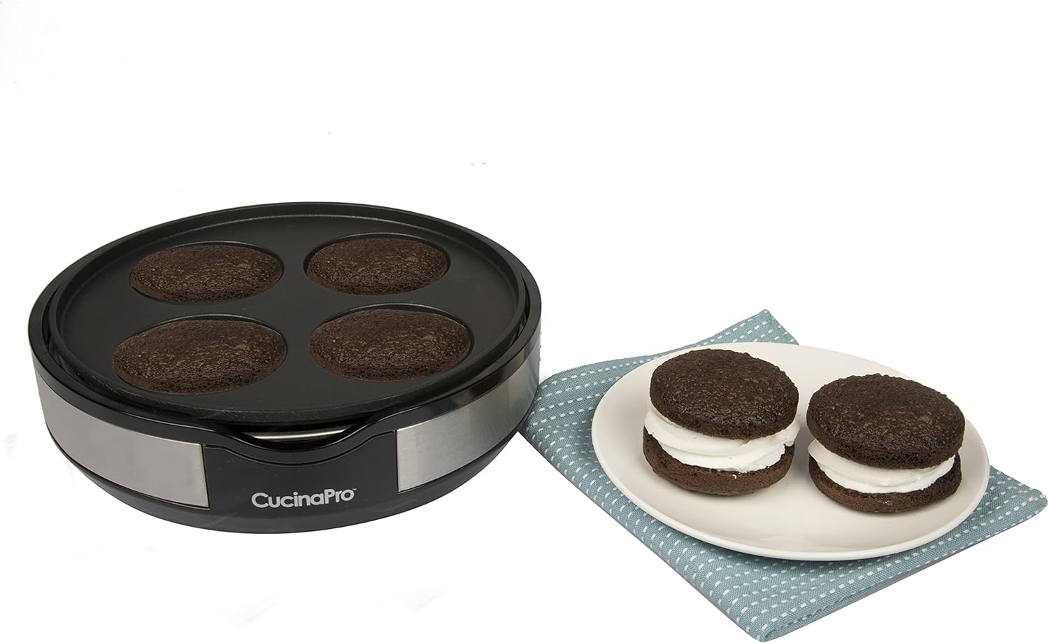 Multi Baker Deluxe Electric Appliance with Temp Control and 3 Interchangeable Skillets P9785