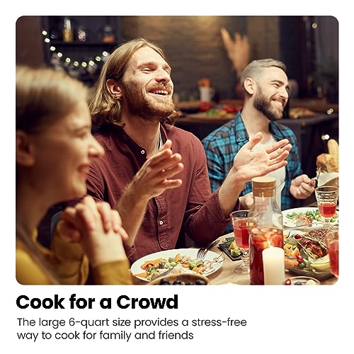 Chefman 5 Qt. Slow Cooker, Glaze-Free Pot M568955