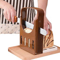 , Bread Bake Slicer Cutter, Foldable Compact Bread Slicing Guide,Kitchen Accessories,Bread Machine for Homemade Bread Bagel Loaf Sandwich