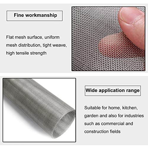 304 Stainless Steel Woven Wire 30 Mesh Fine Screen Filter C9878