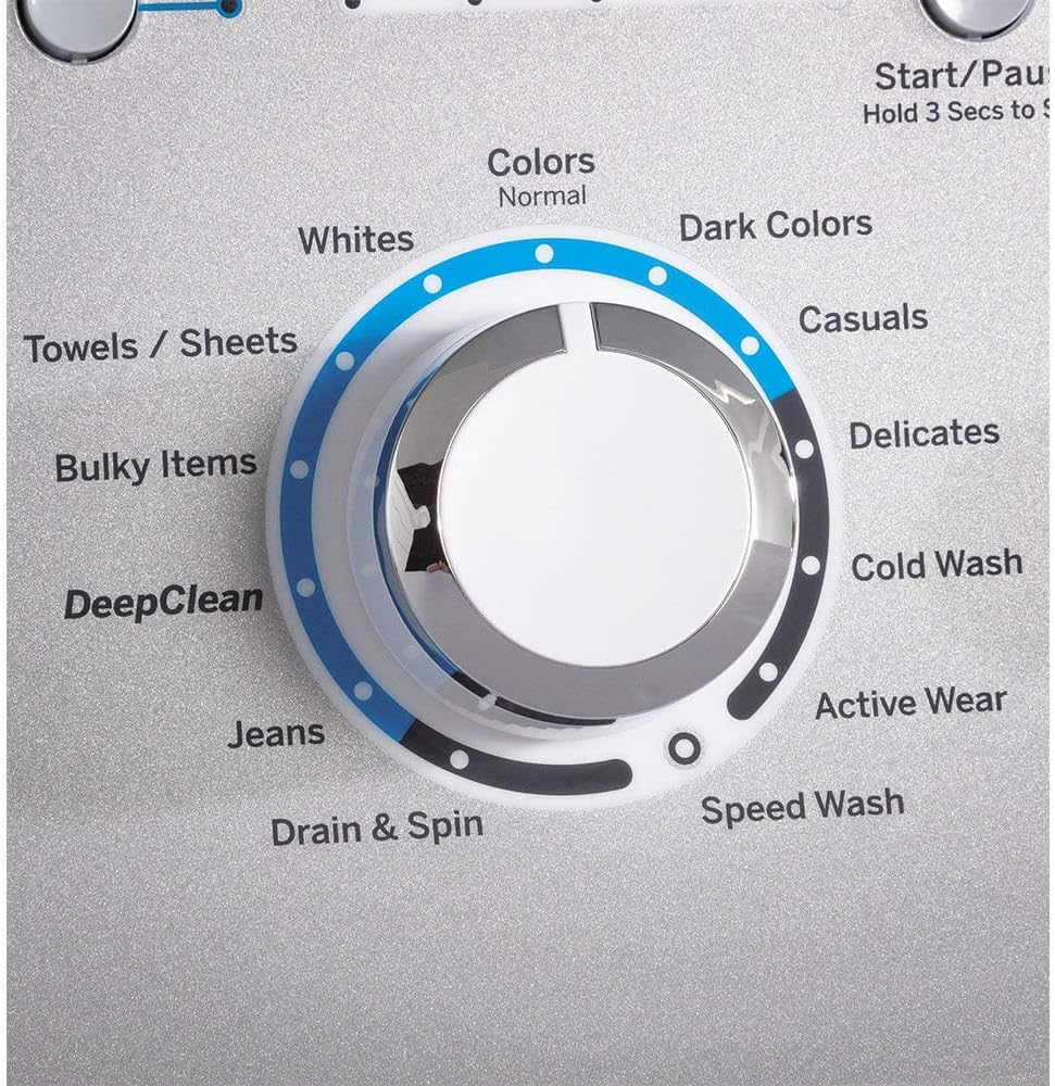 GE GTW500ASNWS Top Loading Washer with Stainless Steel Basket, White T776267
