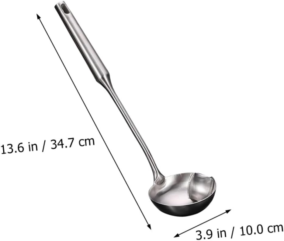 Stainless Steel Oil Separator Spoon with Fine Mesh T627992