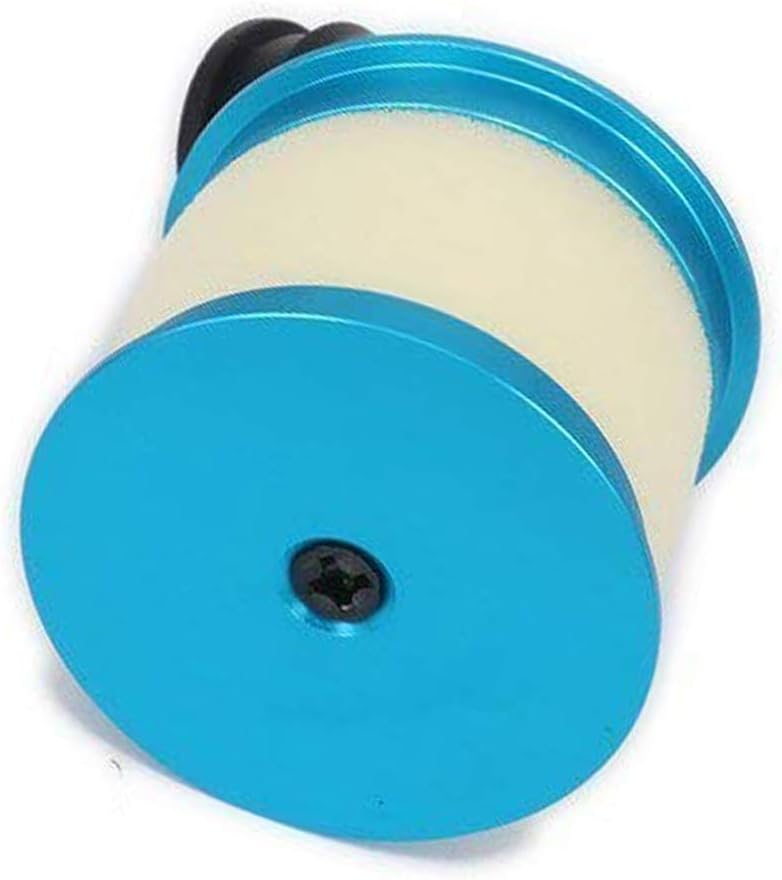 RC Aluminum Capped Air Filter Element Sponge 04104 Upgrade Parts for 1/10 RC Nitro Truck Buggy (Blue) Q81701