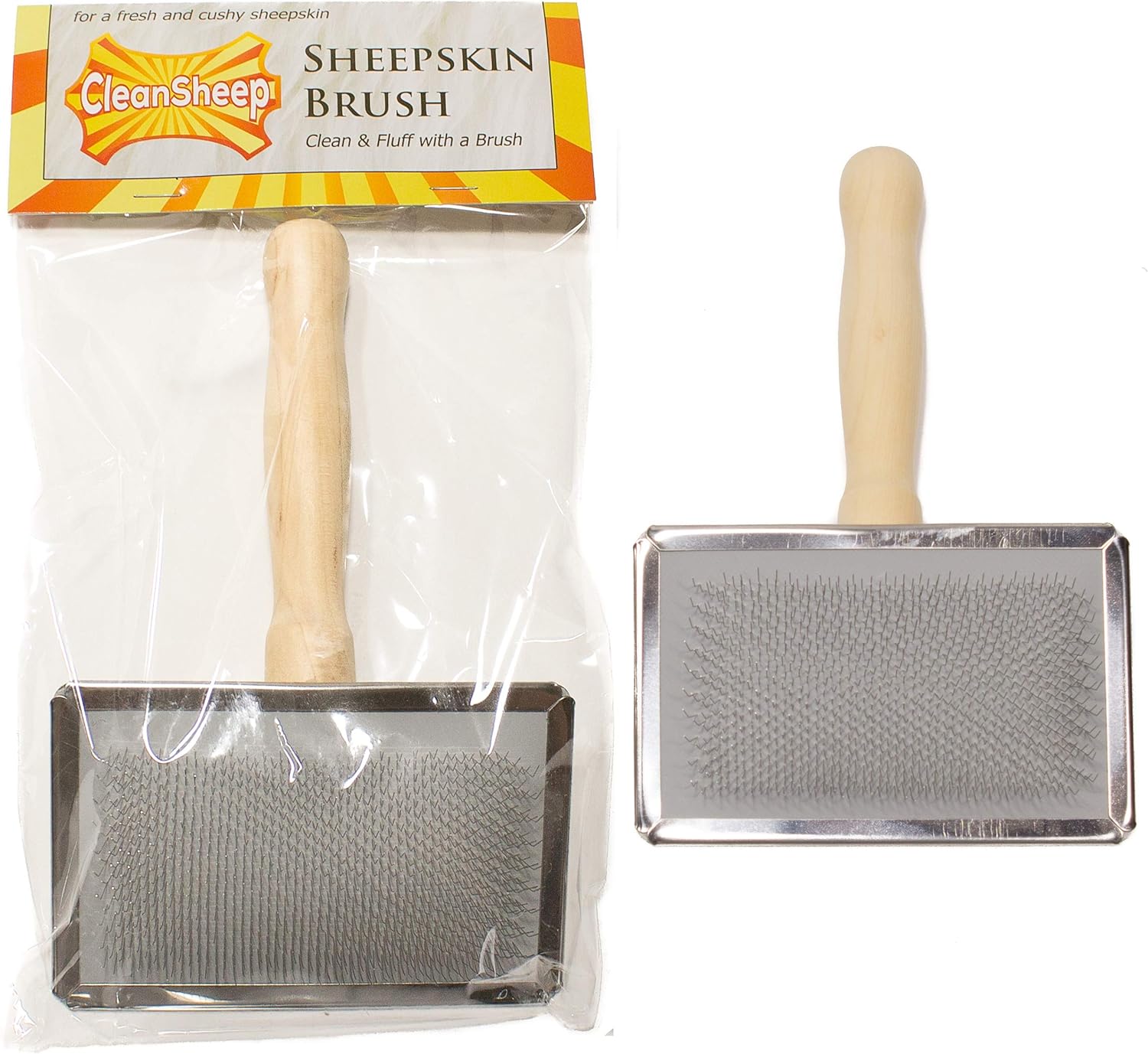 Sheepskin Cleaning Brush for Rugs & Throws N34704