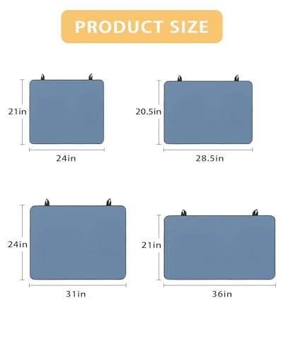 Stove Cover for Electric Stove, Pure Black Solid Color W173